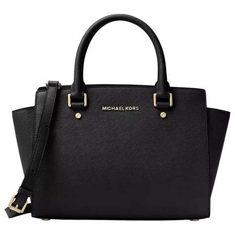 michael kors selma medium top zip satchel black saffiano|michael kors selma saffiano.